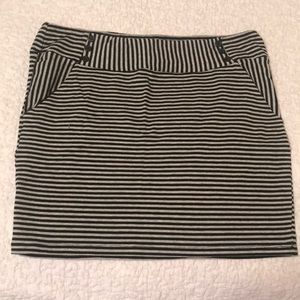 Striped Mini Skirt